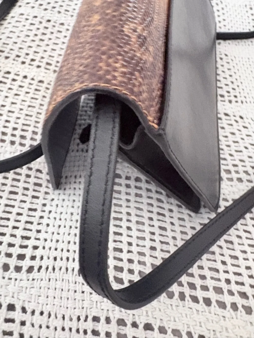 Coach Hayden Foldover Lizard Embossed Crossbody Clutch